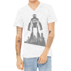 BELLA+CANVAS® Unisex Textured Jersey V-Neck Tee