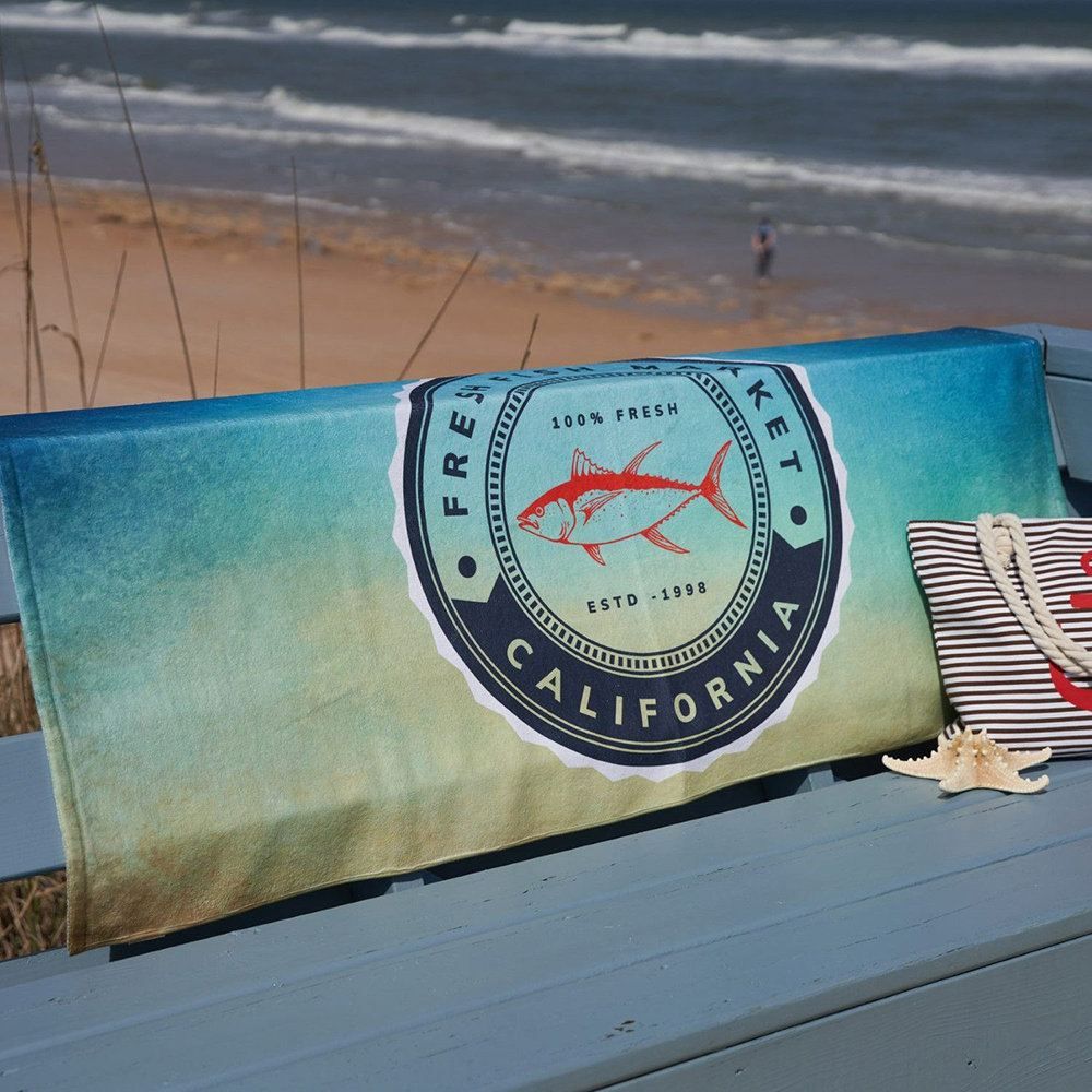 EPICOLOR Recycled PET Beach Towel - EPICOLOR Recycled PET Beach Towel 30_ x 60__RPET3060