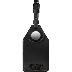 Luggage Tag with Airtag Holder - Luggage Tag with Airtag HolderBlack