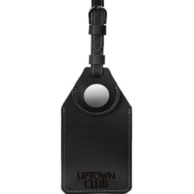 Luggage Tag with Airtag HolderBlack