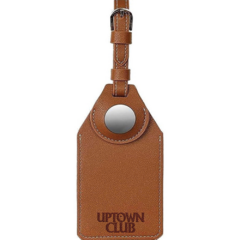 Luggage Tag with Airtag Holder - Luggage Tag with Airtag HolderDarkBrown