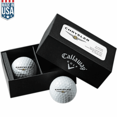 Callaway Business Card Box with Warbird Golf Balls