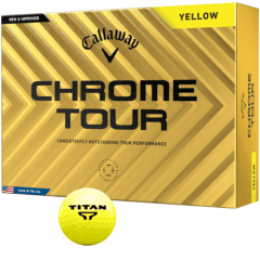 Callaway® Chrome Tour Golf Ball - Callaway Chrome Tour Golf Ball 8211 Yellow