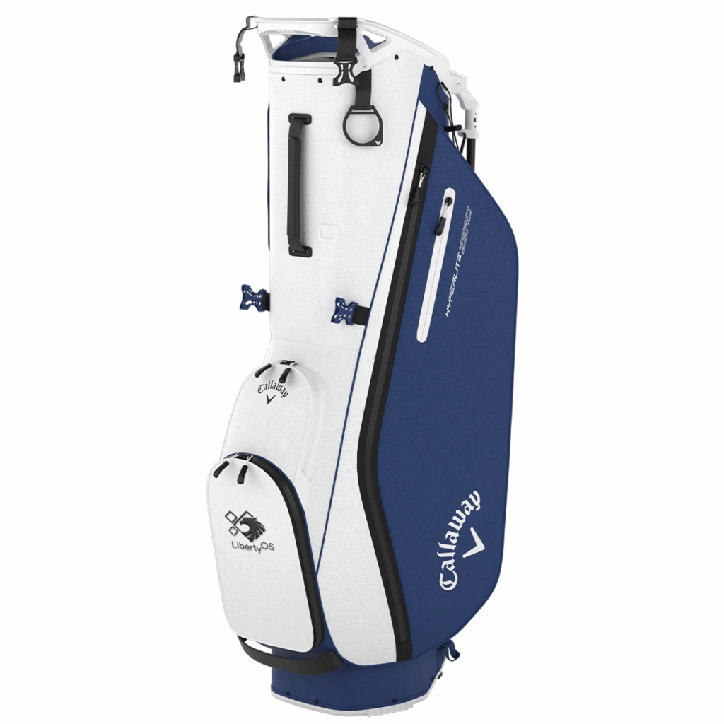 Callaway® Hyper Lite Zero Golf Bag - Callaway Hyper Lite Zero Golf Bag 8211 White-Cobalt Blue