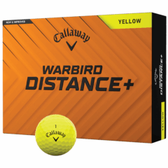 Callaway® Warbird Distance+ Golf Ball - Callaway Warbird Distance Golf Ball 8211 Yellow