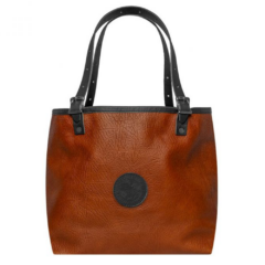 Duluth Pack™ Bison Leather Market Tote - DULUTH PACK BISON LEATHER MARKET TOTE Black Trim