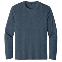 District® Perfect Weight® Long Sleeve Tee - 337W-2264-HtdNavy-6-DT105HtdNavyFlatBack