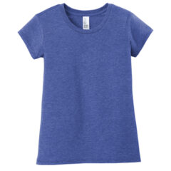 District ® Girls Very Important Tee ® - 9197-RoyalFrost-5-DT6001YGRoyalFrostFlatFront-337W