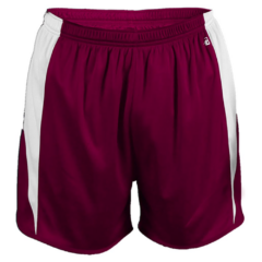 Alleson Athletic – Youth Stride Shorts - Alleson Athletic 8211 Youth Stride ShortsMaroon-white