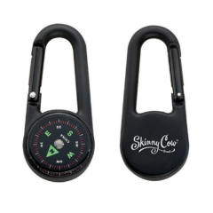 Cedar Creek® Black Carabiner Compass - Cedar Creek Black Carabiner Compass