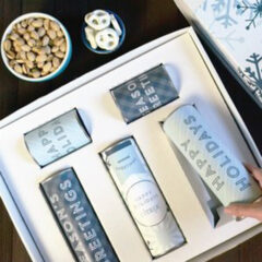 Gourmet Treat Canister with Gift Packaging - Configuratins-GiftBoxes