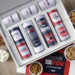 Gourmet Treat Canister with Gift Packaging - Configuratins-GiftBoxes