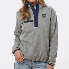 DRI DUCK Women’s Denali Mountain Fleece Pullover - DRI_DUCK_9340_Platinum_Front_High_Model