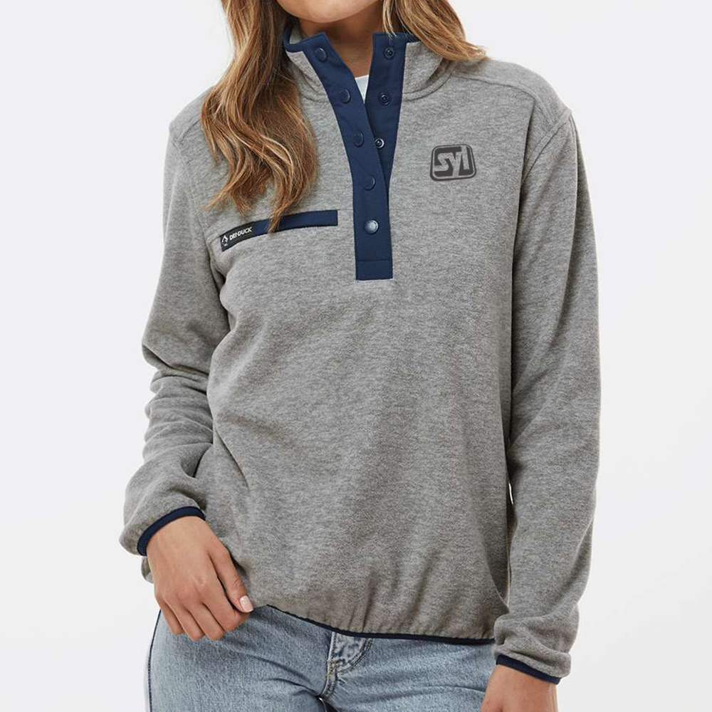 DRI DUCK Women’s Denali Mountain Fleece Pullover - DRI_DUCK_9340_Platinum_Front_High_Model