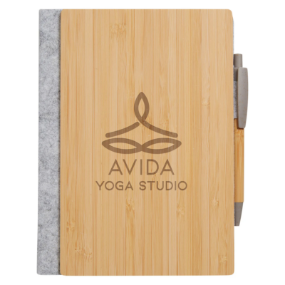 Econscious Grove Refillable Bamboo Notebook 038 Pen