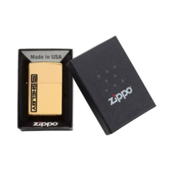 Zippo® High Polish Brass Windproof Lighter - High Polish Brass Zippo Windproof Lighter 8211 gift boxed