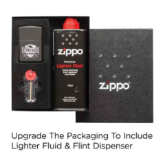 Zippo® High Polish Classic Black Ice® Windproof Lighter - High Polish Classic Black Ice Zippo Windproof Lighter 8211 upgraded packaging