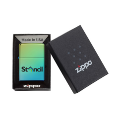 Zippo® High Polish Teal Windproof Lighter - High Polish Teal Zippo Windproof Lighter 8211 gift boxed