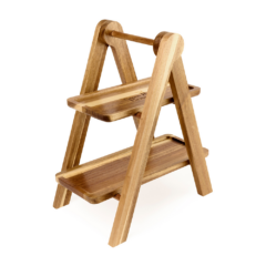La Cuisine 2 Tier Serving Tray - La Cuisine 2 Tier Serving Tray