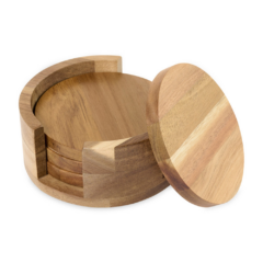 La Cuisine Coaster Set - La Cuisine Coaster SetSet of 4 with holder