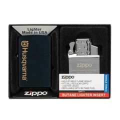 Zippo® Matte Lighter & Single Butane Insert Gift Set - Matte Zippo Lighter 038 Single Butane Insert Gift Set 8211 black