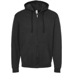 Tultex Full-Zip Hooded Sweatshirt - Tultex_331_Black_Front_High