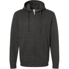 Tultex Full-Zip Hooded Sweatshirt - Tultex_331_Heather_Graphite_Front_High