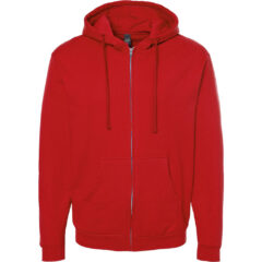 Tultex Full-Zip Hooded Sweatshirt - Tultex_331_Red_Front_High