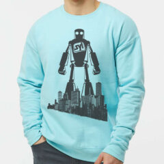 Tultex Fleece Crewneck Sweatshirt - Tultex_340_Purist_Blue_Front_High_Model