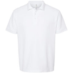Tultex 50/50 Sport Pique Polo - Tultex_400_White_Front_High