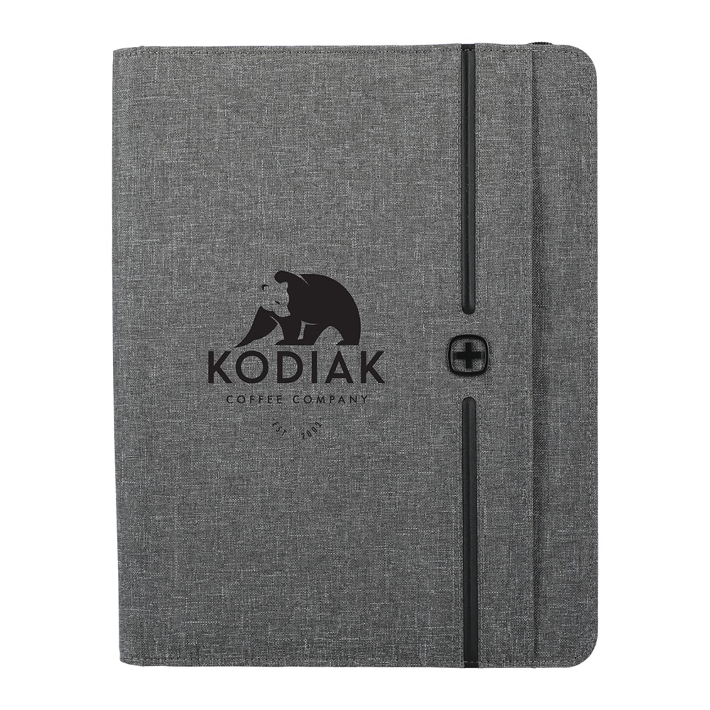 Wenger® RPET Zippered Padfolio - Wenger RPET Zippered Padfolio