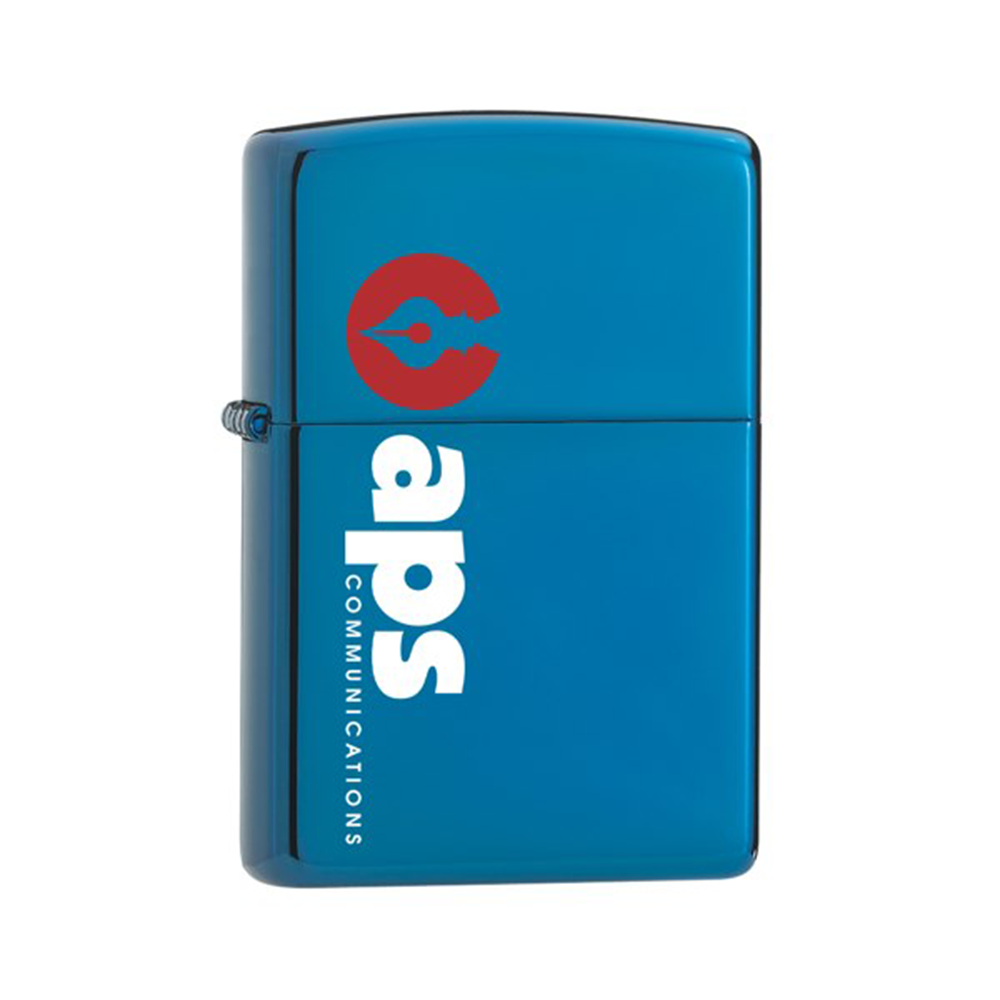 Zippo® High Polish Blue Windproof Lighter - Zippo High Polish Blue Windproof Lighter 8211 High Gloss Blue