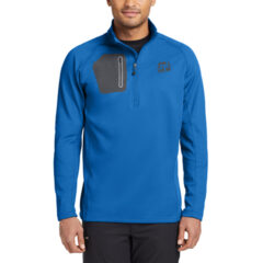 Eddie Bauer® 1/2-Zip Performance Fleece - 337W-6944-AscentBlue-0-EB234AscentBlueModelFront2