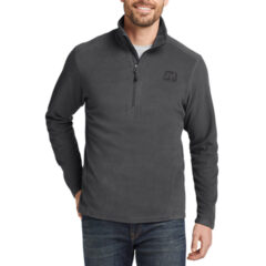 Eddie Bauer®1/2-Zip Microfleece Jacket - 337W-6945-GreySteel-0-EB226GreySteelModelFront5