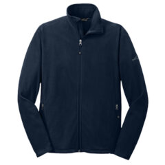 Eddie Bauer® Full-Zip Microfleece Jacket - 6361-Navy-5-EB224NavyFlatFront1-337W
