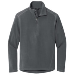 Eddie Bauer®1/2-Zip Microfleece Jacket - 6945-GreySteel-5-EB226GreySteelFlatFront4-337W