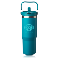 Bronx Stainless Travel Mug with Carrying Handle - 30 oz.