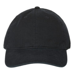 Cap America Relaxed Golf Dad Hat - CAP_AMERICA_i1002_Black_Front_High
