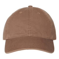 Cap America Relaxed Golf Dad Hat - CAP_AMERICA_i1002_Brown_Front_High