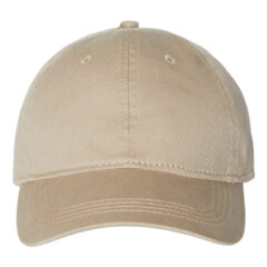 Cap America Relaxed Golf Dad Hat - CAP_AMERICA_i1002_Khaki_Front_High