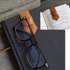 Clippin’ Sunglass Holder - Clippin8217 Sunglass HolderInUse Reading