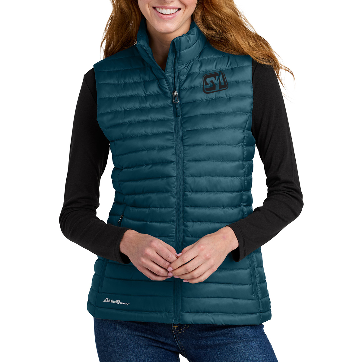 Eddie Bauer® Women's Packable Quilted Vest - Show Your Logo