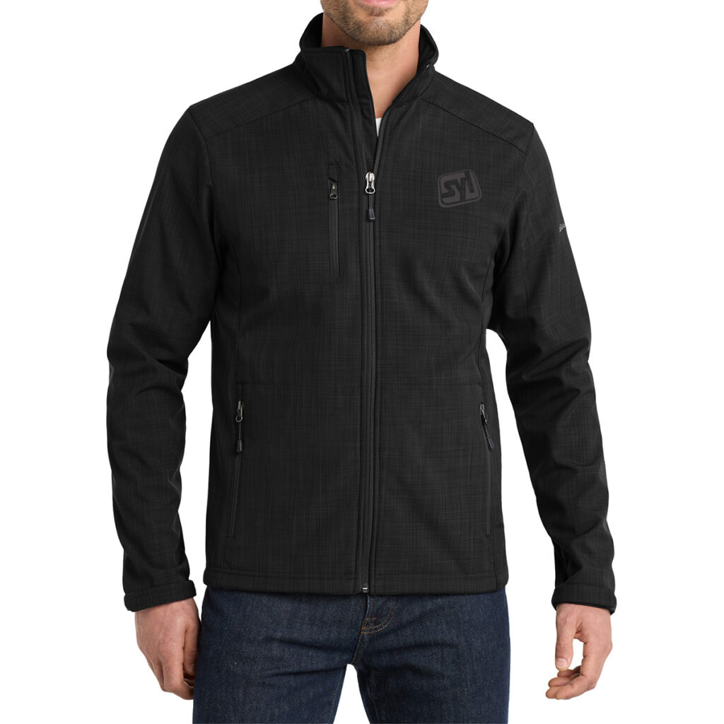 Eddie Bauer® Shaded Crosshatch Soft Shell Jacket - Eddie Bauer