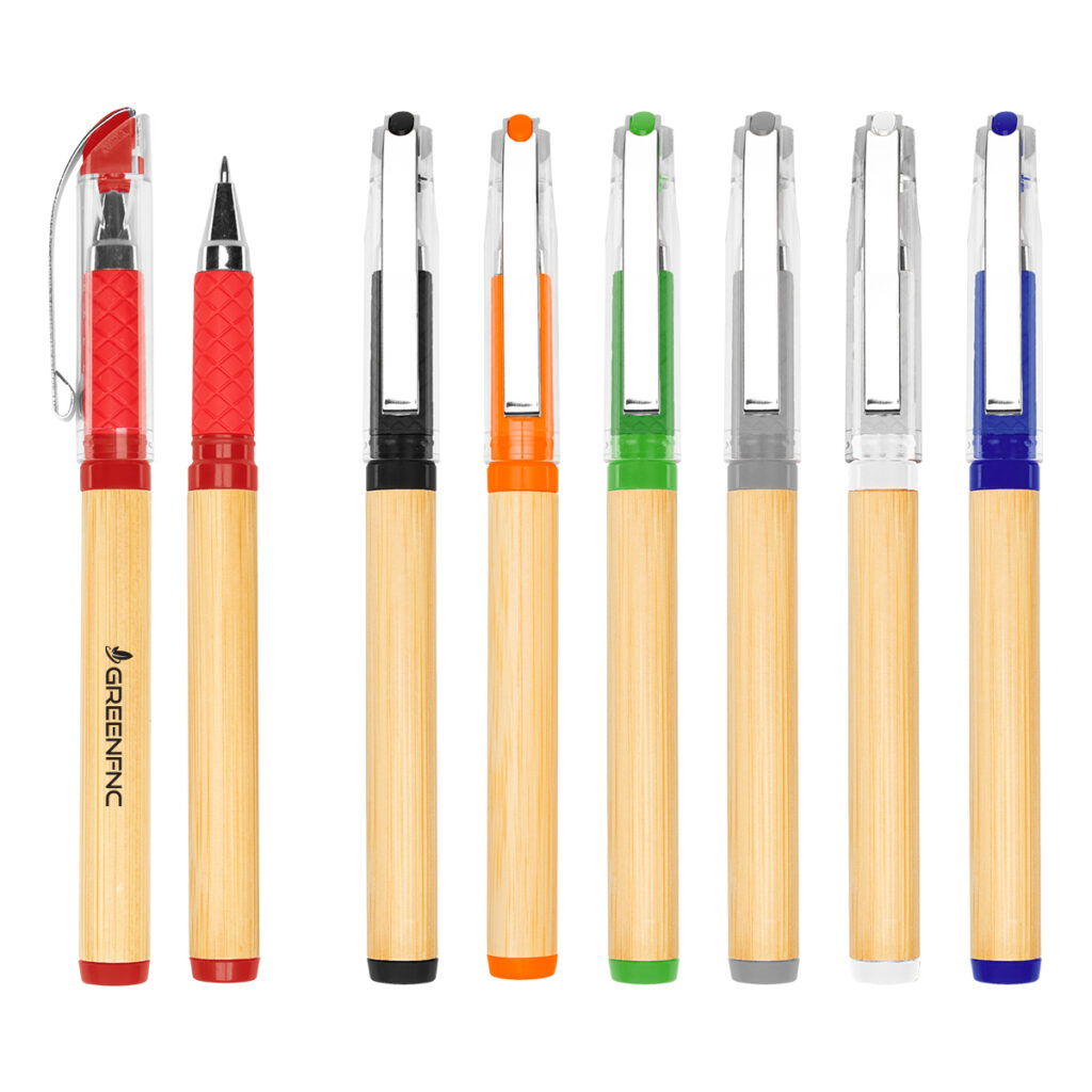 Harper Bamboo Gel Pen - 12012_group