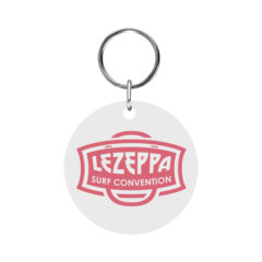 Acrylic Key Tag – Circle - 20103_WHT_4CP