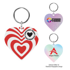 Acrylic Key Tag – Heart - 20105_group