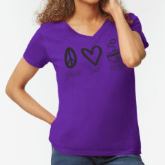 Gildan® Heavy Cotton™ Women’s V-Neck T-Shirt