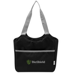 Ashton rPET Cooler Tote Bag – 6 cans - 35131_BLKGRA_Colorbrite