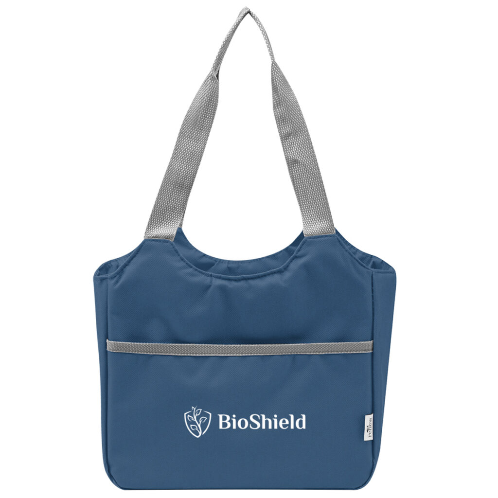 Ashton rPET Cooler Tote Bag – 6 cans - 35131_NAVGRA_Silkscreen