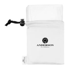 Poncho with rPET Pouch - 7756_WHT_Silkscreen